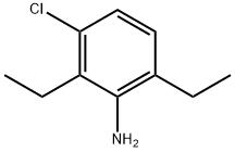 3-氯-2,6-二乙基苯胺 结构式