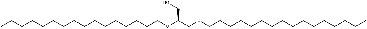 1,2-O-DIHEXADECYL-SN-GLYCEROL 结构式