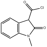 1H-Indole-3-carbonyl chloride, 2,3-dihydro-1-methyl-2-oxo- (9CI) 结构式