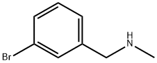 N-甲基-3-溴苄胺 结构式
