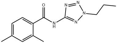 Benzamide, 2,4-dimethyl-N-(2-propyl-2H-tetrazol-5-yl)- (9CI) 结构式