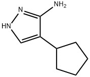 4-环戊基-5-氨基-1H-吡唑 结构式
