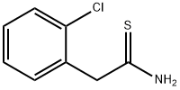 2-(2-氯苯基)]硫代乙酰胺 结构式