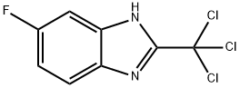 5-FLUORO-2-(TRICHLOROMETHYL)-1H-BENZIMIDAZOLE 结构式