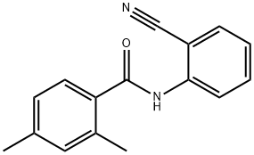 Benzamide, N-(2-cyanophenyl)-2,4-dimethyl- (9CI) 结构式