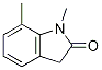 1,7-二甲基吲哚啉-2-酮 结构式