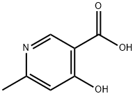 4-羟基-6-甲基烟酸 结构式
