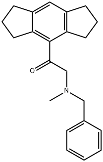 4-[[Benzyl(methyl)amino]acetyl]-1,2,3,5,6,7-hexahydro-s-indacene 结构式