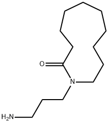 1-(3-Aminopropyl)azacycloundecan-2-one 结构式