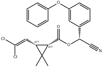 顺式氯氰菊酯 结构式