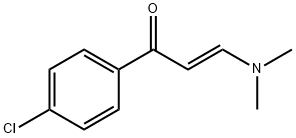 (2E)-1-(4-氯苯基)-3-(二甲基氨基)-2-丙烯-1-酮 结构式