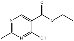 2-甲基-6-羟基嘧啶甲酸乙酯 结构式