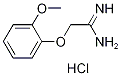 2-(2-Methoxy-phenoxy)-acetamidine hydrochloride 结构式