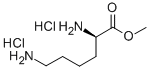 D-赖氨酸甲酯二盐酸盐 结构式
