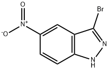 3-溴-5-硝基吲唑 结构式