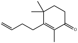 3-(3-butenyl)-2,4,4-trimethylcyclohex-2-en-1-one  结构式