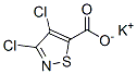 Potassium 3,4-dichloroisothiazole-5-carboxylate 结构式