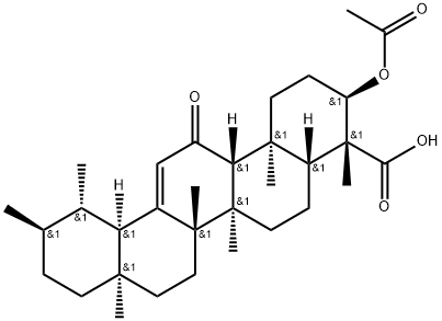 11-羰基-Β-乙酰乳香酸 结构式