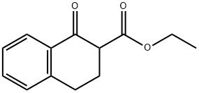 乙基-1-氧代-1,2,3,4-四氢萘-2-甲酸乙酯 结构式