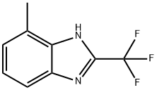 1H-Benzimidazole,4-methyl-2-(trifluoromethyl)-(9CI) 结构式