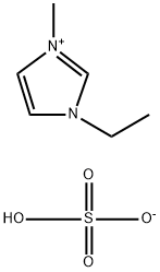 1-乙基-3-甲基咪唑硫酸氢盐 结构式