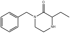 Piperazinone, 3-ethyl-1-(phenylmethyl)- (9CI) 结构式