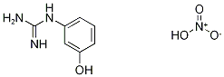 1-(3-羟苯基)硝酸胍 结构式