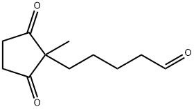 Cyclopentanepentanal, 1-methyl-2,5-dioxo- (9CI) 结构式