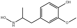 Phenol, 4-[2-(hydroxyamino)propyl]-2-methoxy- (9CI) 结构式