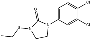 1-(3,4-Dichlorophenyl)-3-(ethylthio)imidazolidin-2-one 结构式