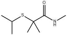 N,2-Dimethyl-2-(isopropylthio)propionamide 结构式