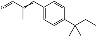 2-甲基-3-(4-叔戊基苯基)丙烯醛 结构式