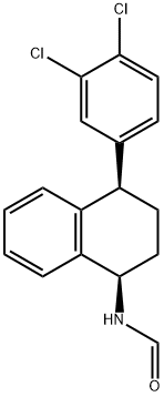 (1R,4R)-N-ForMyl-N-desMethyl Sertraline 结构式