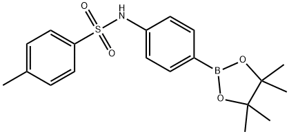 4-(甲苯-4-磺酰胺)苯硼酸频那醇酯 结构式