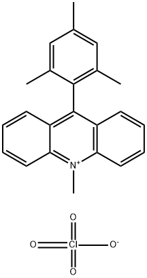 10-甲基-9-均三甲苯基吖啶高氯酸盐 结构式