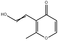 4H-Pyran-4-one, 3-(2-hydroxyethenyl)-2-methyl- (9CI) 结构式