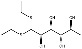 L-鼠李糖缩二乙硫醇 结构式
