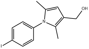 1-(4-IODOPHENYL)-2,5-DIMETHYL-1H-PYRROLE-3-METHANOL 结构式