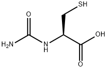 Cysteine, N-(aminocarbonyl)- (9CI) 结构式