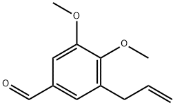 3-ALLYL-4,5-DIMETHOXY-BENZALDEHYDE 结构式