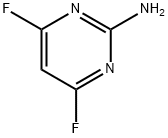 2-氨基-4,6-二氟嘧啶 结构式