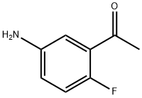 2-氟-5-氨基苯乙酮 结构式