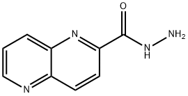 1,5-Naphthyridine-2-carboxylic  acid,  hydrazide 结构式