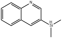 Quinoline, 3-(dimethylsilyl)- (9CI) 结构式