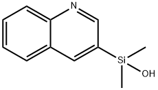 Silanol, dimethyl-3-quinolinyl- (9CI) 结构式