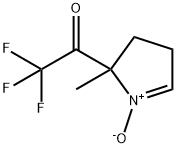 Ethanone, 1-(3,4-dihydro-2-methyl-1-oxido-2H-pyrrol-2-yl)-2,2,2-trifluoro- (9CI) 结构式