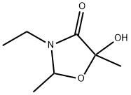 4-Oxazolidinone, 3-ethyl-5-hydroxy-2,5-dimethyl- (9CI) 结构式