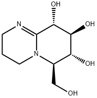 2H-Pyrido[1,2-a]pyrimidine-7,8,9-triol, 3,4,6,7,8,9-hexahydro-6-(hydroxymethyl)-, (6R,7R,8S,9S)- (9CI) 结构式