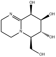 2H-Pyrido[1,2-a]pyrimidine-7,8,9-triol, 3,4,6,7,8,9-hexahydro-6-(hydroxymethyl)-, (6R,7R,8S,9R)- (9CI) 结构式