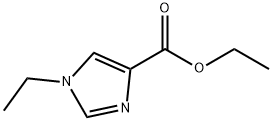 1-甲基咪唑-4-甲酸乙酯 结构式